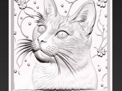 Cat A1 3D print model