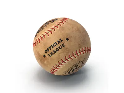 Baseball Ball Rawlings 3D model