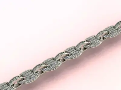 Men Bracelet 3D print model purchase