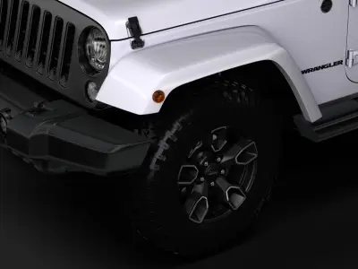 Jeep Wrangler Unlimited Smoky Mountain JK 2017 3D model