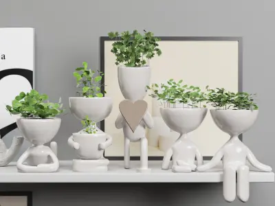 Decorative Set01 3D model