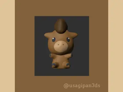  Cute Horse  3D print model