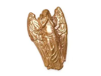 Angel wings front overlay 3dprint 3D model 3D model