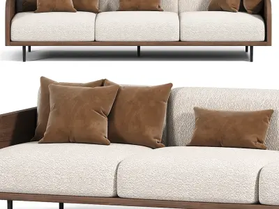 The HEDLAND Sofa 3D model