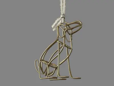 Tanner The Dog Ornament 3D model