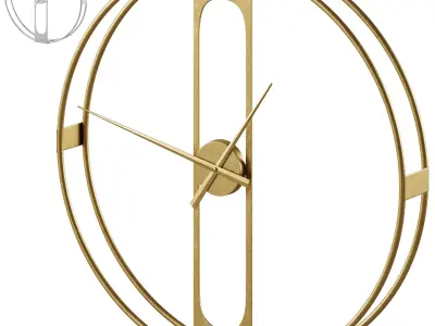 Clock Clip by Kare Design 3D model
