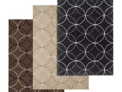 Rug Set 1194 3D model