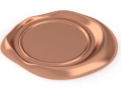 Wax seal Copper 3D model