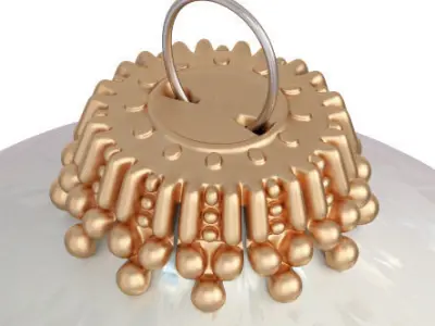 Christmas ball - pearly 3D model