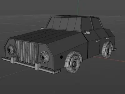 Car 3D 3D model order