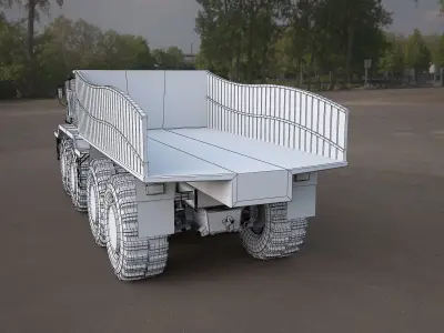 MA3-537 truck 3D model 3D model