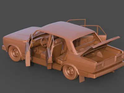 Vaz 2105 3D print model