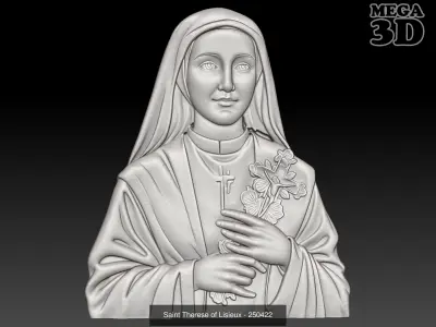 10 Holy Women Saints - 250422 3D Model Collection