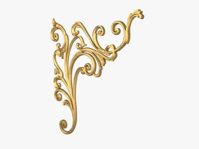 Classic decor ornament 259 3D model