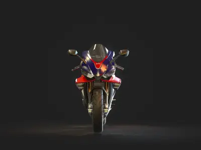 Base model  Aprilia RSV 1000 2021 3D model