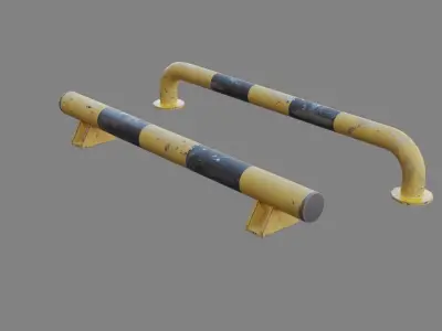 pipes Low-poly 3D model