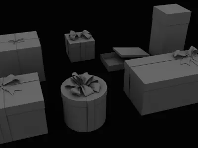 Gift Boxs 3D model