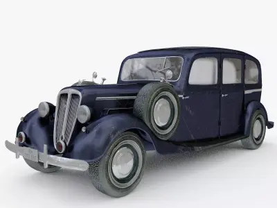Wanderer 1937 AUDI Low-poly 3D model