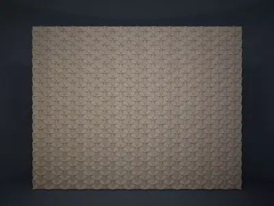 02 PANOZZO PATTERN WALL 3D model