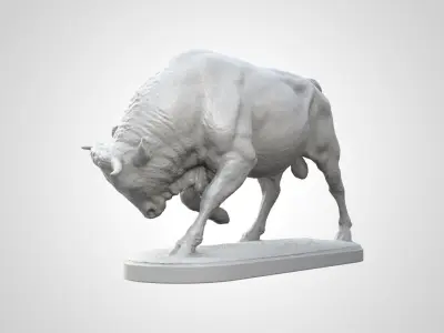 Bull Statue 3D print model