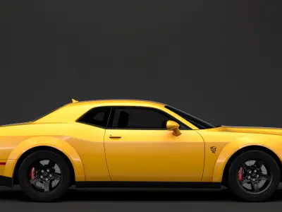 Hennessy Dodge Challenger SRT Demon 2020 3D model