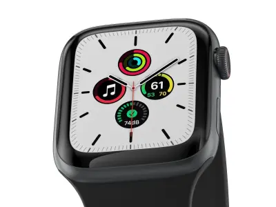 Apple Watch SE Black 3D model