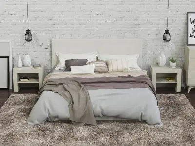 Marta bedroom furniture - bedroom furniture 3D model