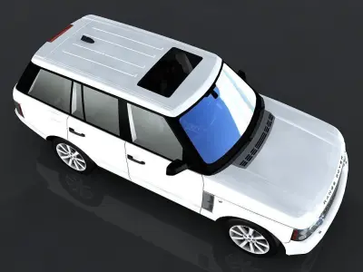 Land Rover Range Rover Low-poly 3D model