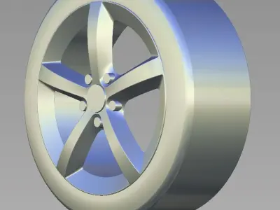 Audi Rim 3D print model