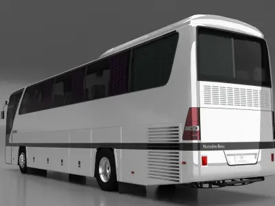 Bus Mercedes Benz O403 Low-poly 3D model