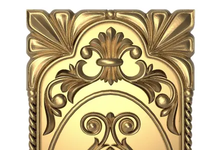  decorative pattern ready for 3D printing 3D model 154