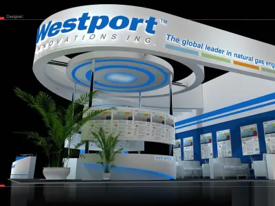 Booth - Area - 6X6-3DMAX2009-011 3D model
