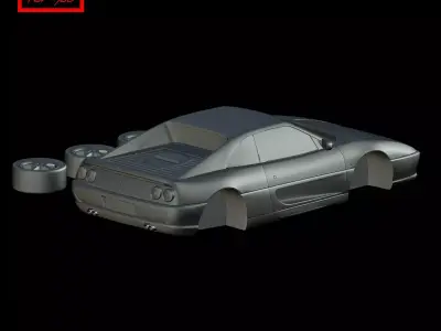 Ferrari F355 Berlinetta 1994 3D print model