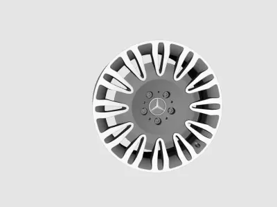 Wheels mercedes maybach S 3D model