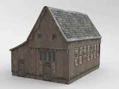 Medieval House Free 3D model