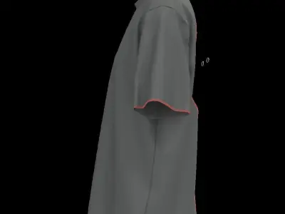 Female tshirt 3D model