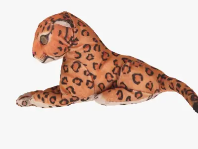 Jaguar toy Low-poly 3D model