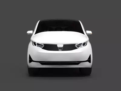 Electric Car - Dacia EV City Car  3D model