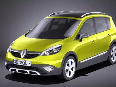 Renault Scenic Xmod 2016 VRAY 3D model