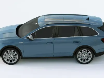 Skoda Octavia Scout 2020 3D model