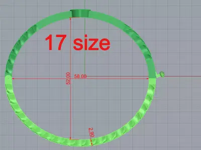 Elegant bracelet  3D print model