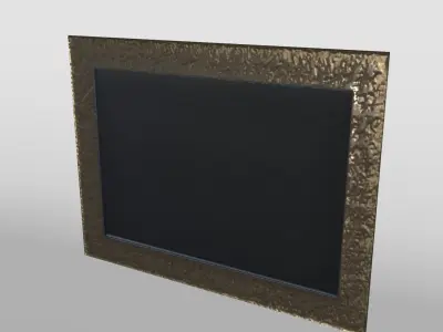 Small Metal Frame Low-poly 3D model
