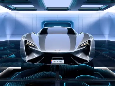 CC Cerberus Hypercar 3D model