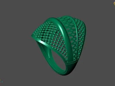 Plain Ring Women Ready STL 3DM Models Womens Rings 3D models 3D print model 26