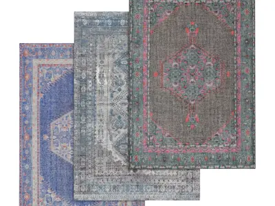 Rug Set 1014 3D model