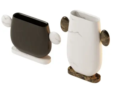 Tacca marble vase 3D model