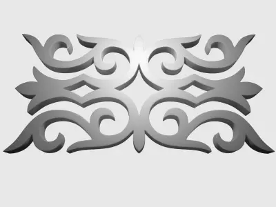 Ornament ornamental design 3D model