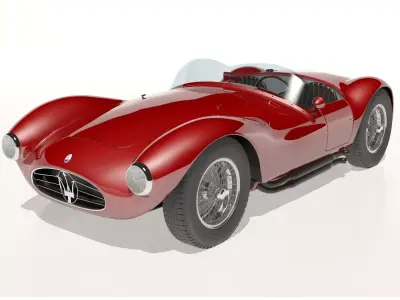 Maserati A6GCS Spyder Fantuzzi 3D model