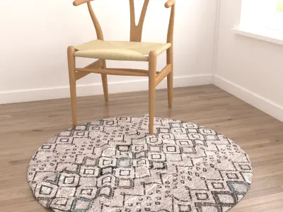 Rugs No 1001 Low-poly 3D model