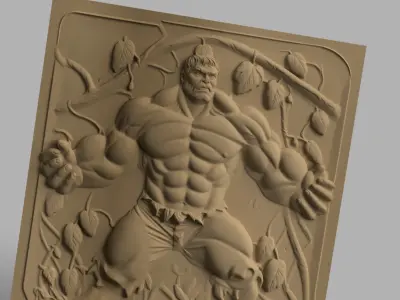 Decorative Bas-Relief Wall Art Collection 3D print model